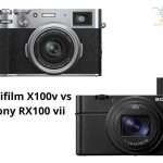 Fujifilm X100v vs Sony RX100 vii